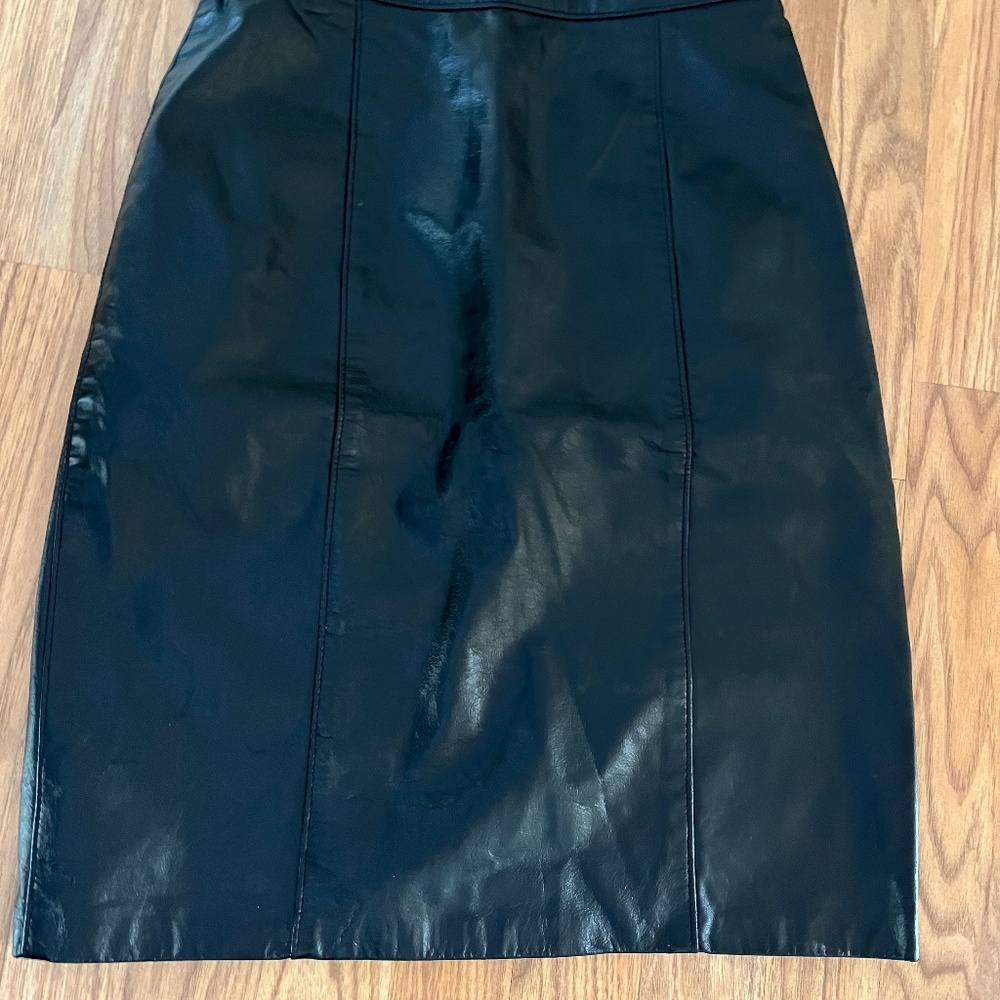 Leather skirt